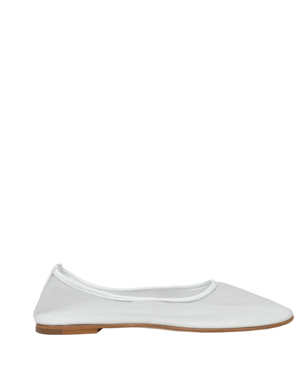 Ballett Mesh Flachschuh in Weiß