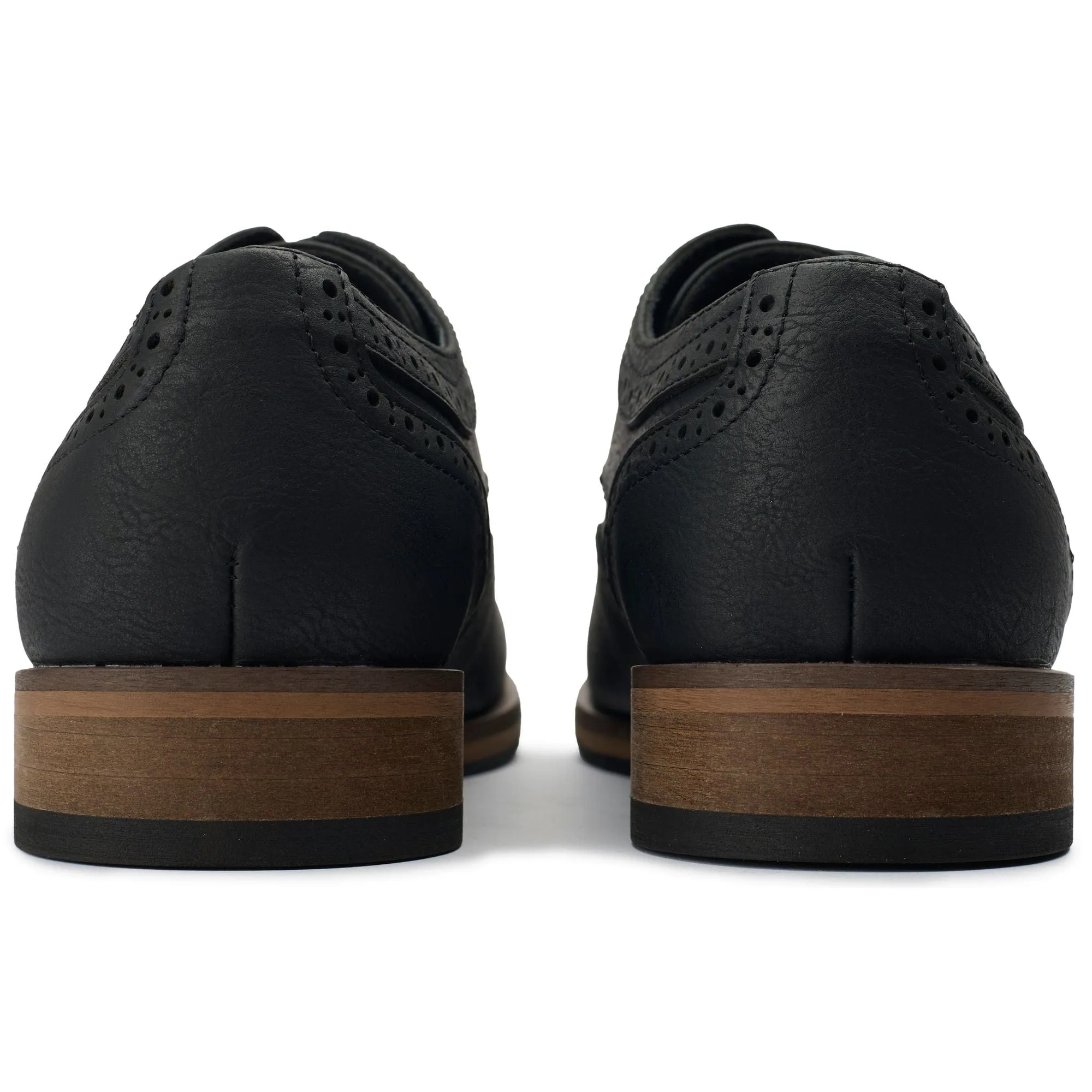 Barley 2 Men's Vegan-Leder Brogues | Schwarz