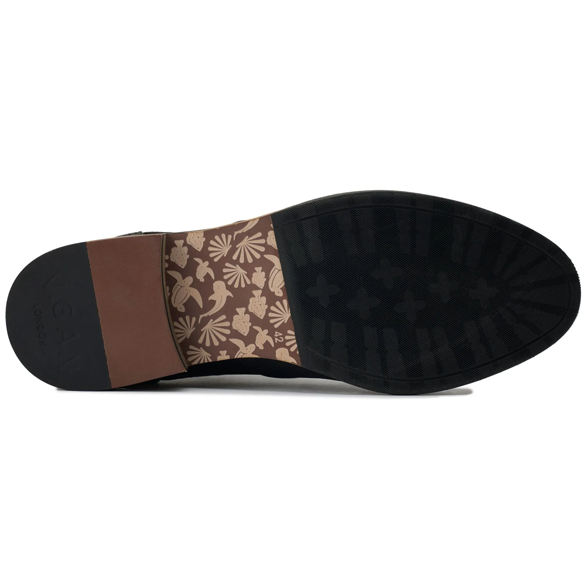 Barley 2 Men's Vegan-Leder Brogues | Schwarz