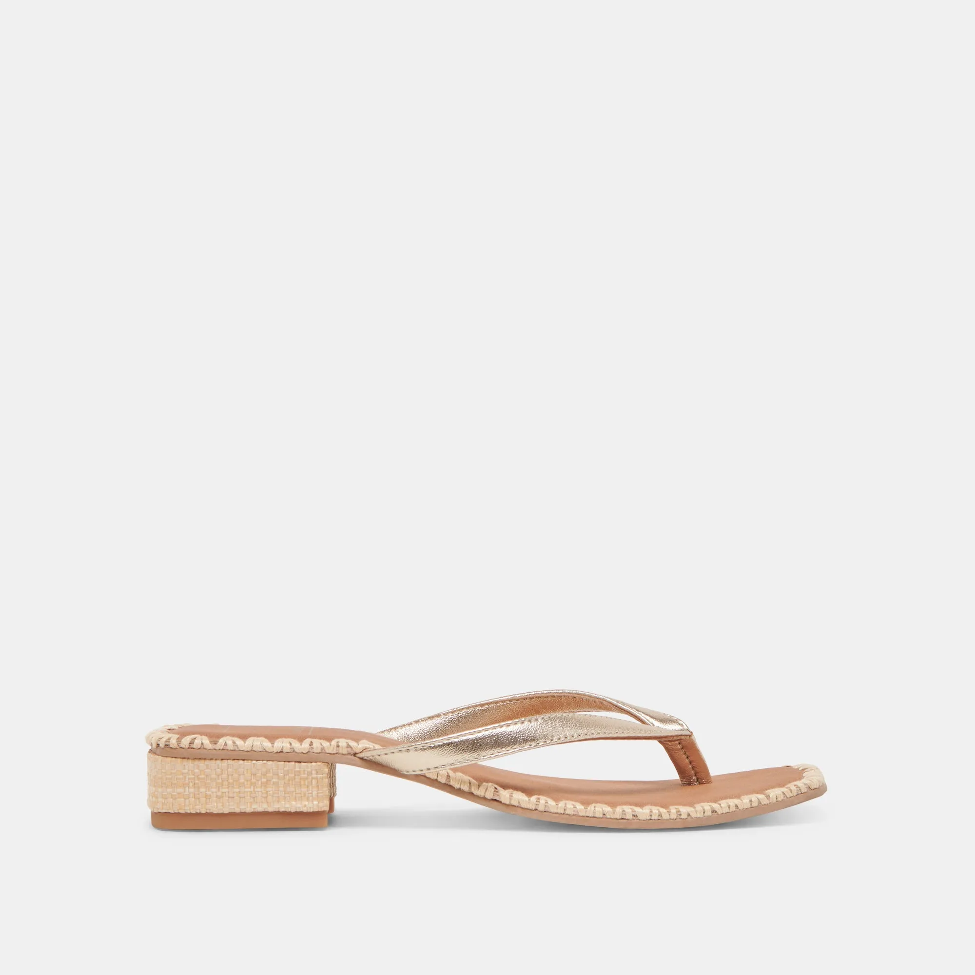 BARTY SANDALETTEN GOLD METALLIC LEDER