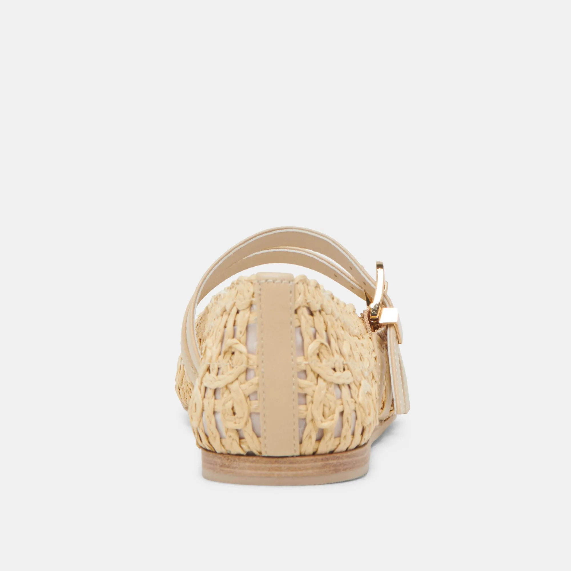 BAYLEE SONNENBLUMEN BREITE BALLETTFLACHER HELL NATUR MACRAMÉ