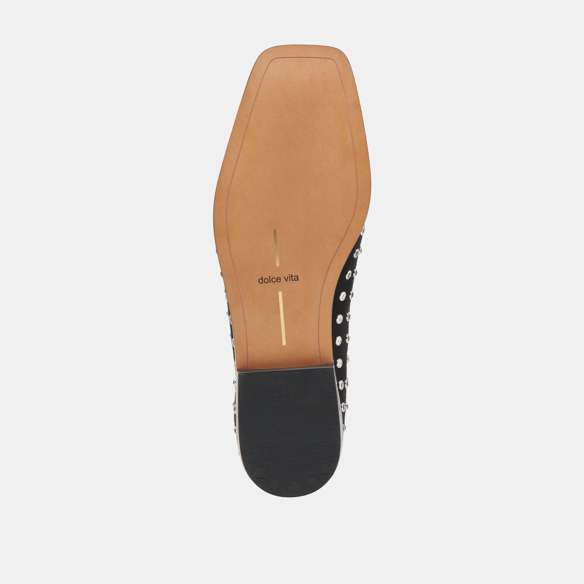 BENY CRYSTAL STUD FLATS SCHWARZER KRISTALL