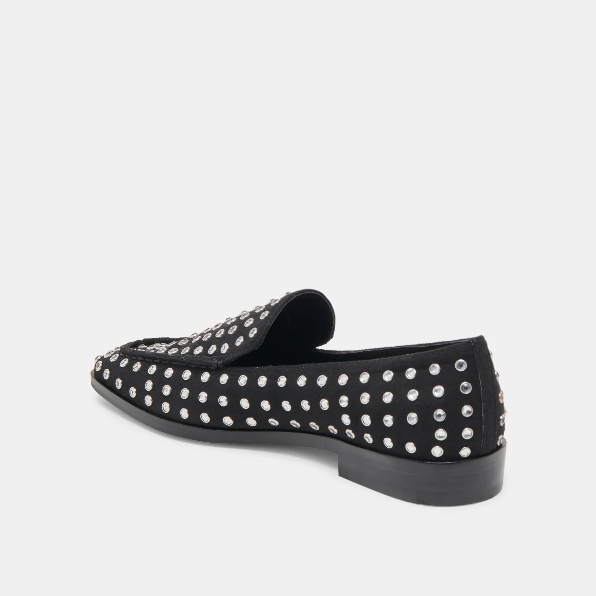 BENY CRYSTAL STUD FLATS SCHWARZER KRISTALL