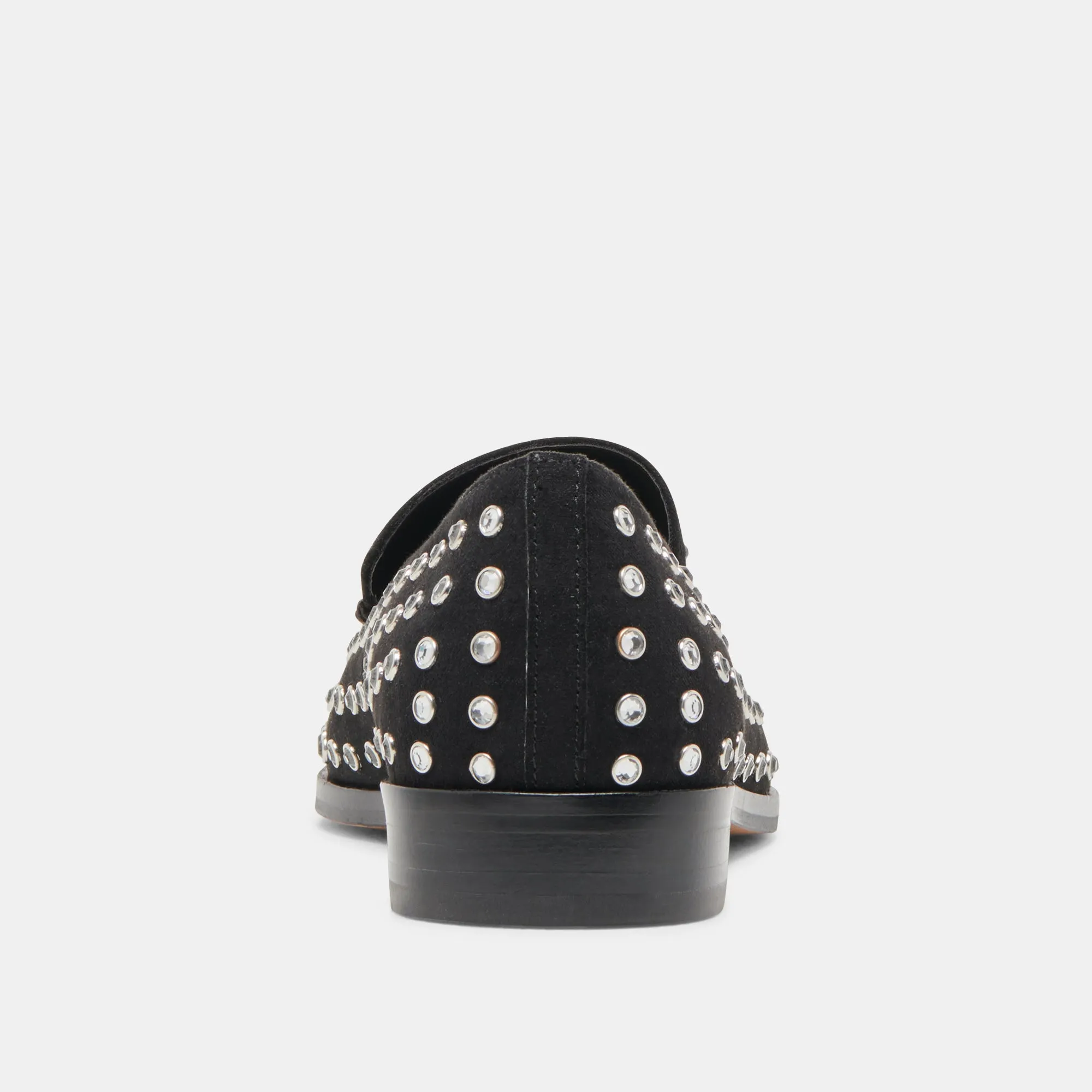 BENY CRYSTAL STUD FLATS SCHWARZER KRISTALL