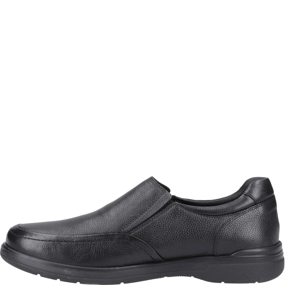 Schwarze Matthew Schlupfschuhe