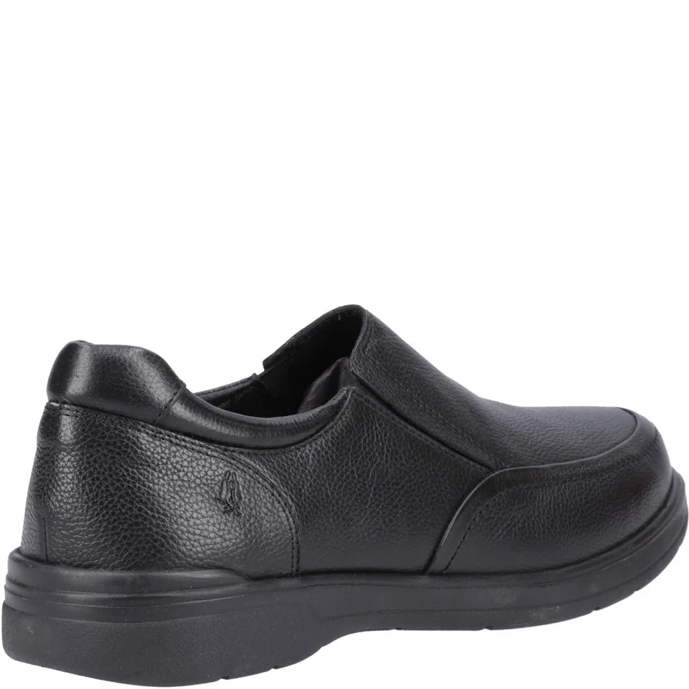 Schwarze Matthew Schlupfschuhe