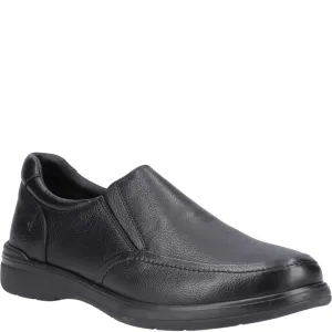 Schwarze Matthew Schlupfschuhe