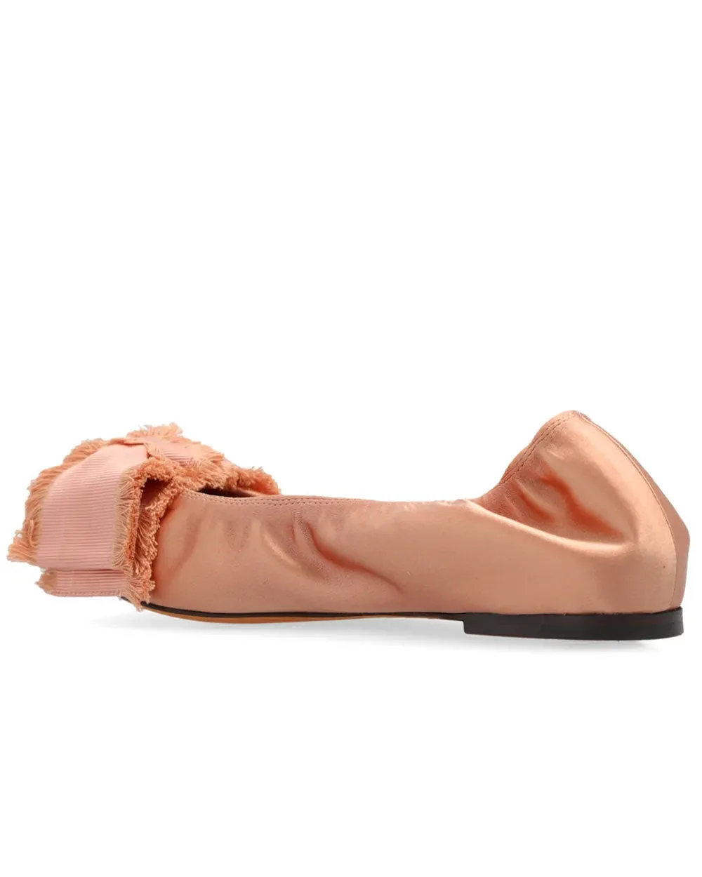 Ballettschuh mit Schleifendetail in Blush