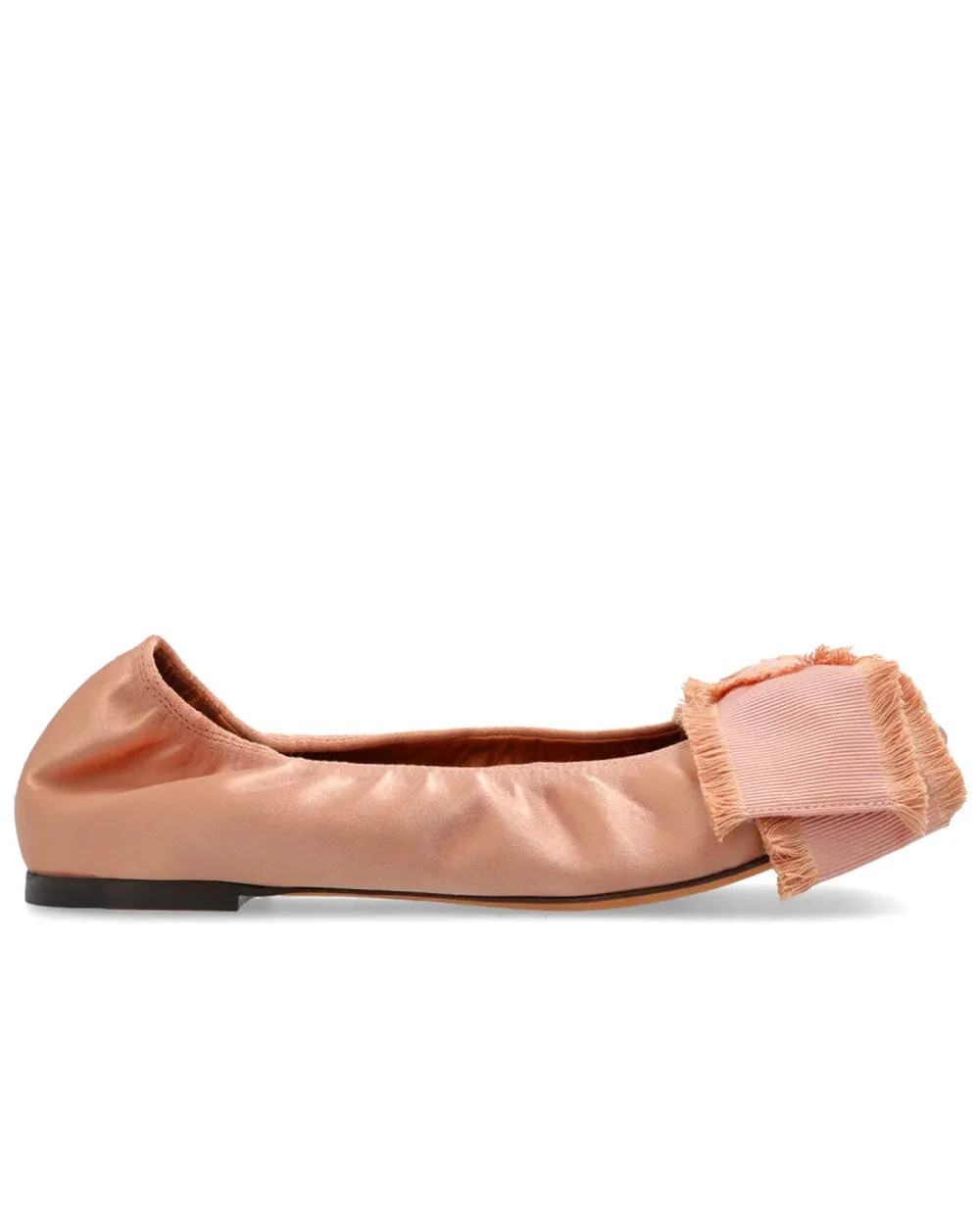 Ballettschuh mit Schleifendetail in Blush