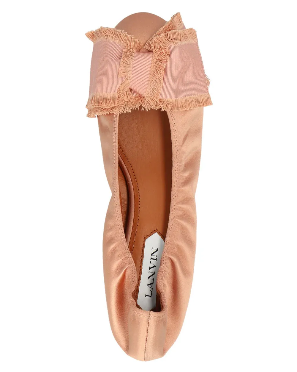 Ballettschuh mit Schleifendetail in Blush