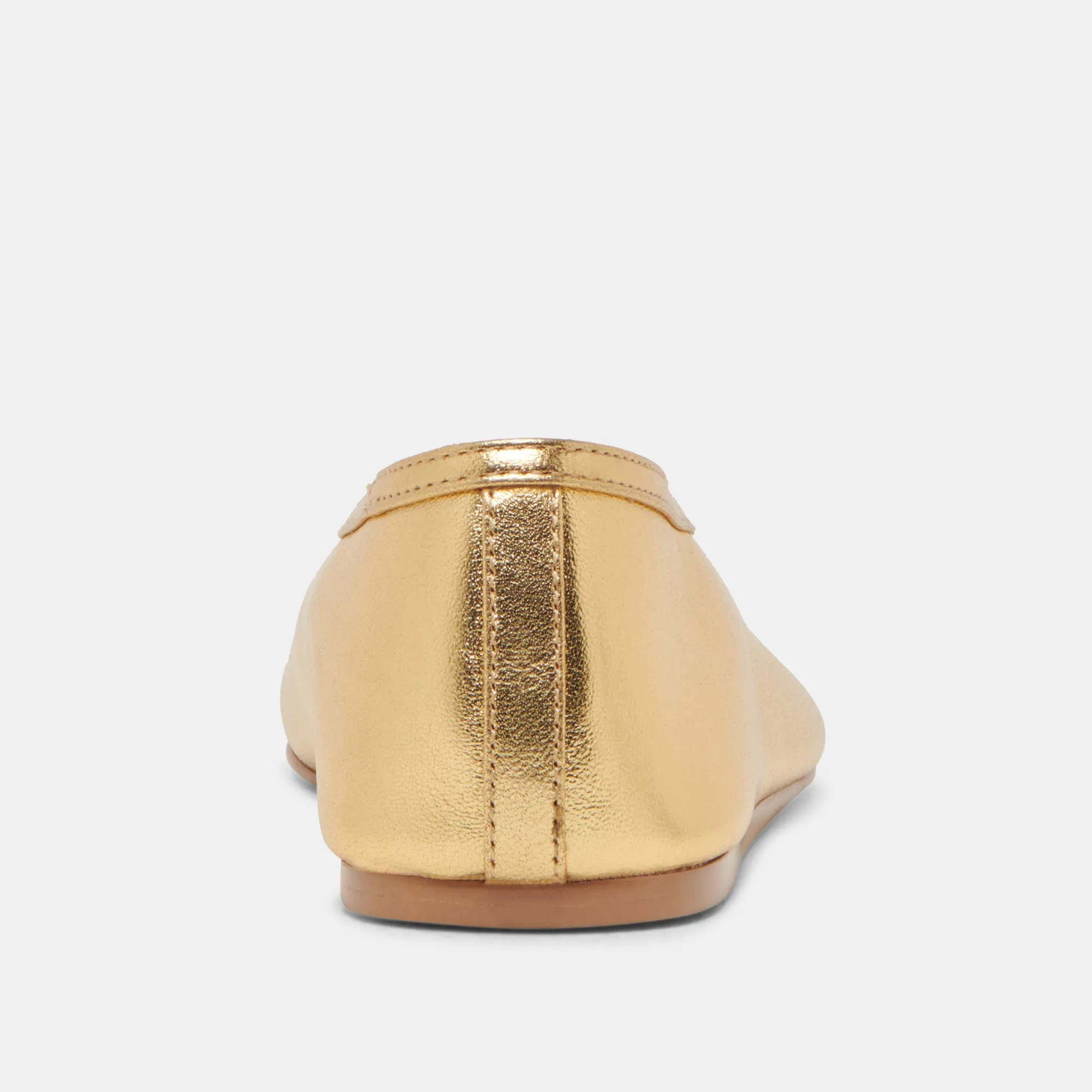 BRAIDY BALLETFLATS GOLD METALLISCHES LEDER