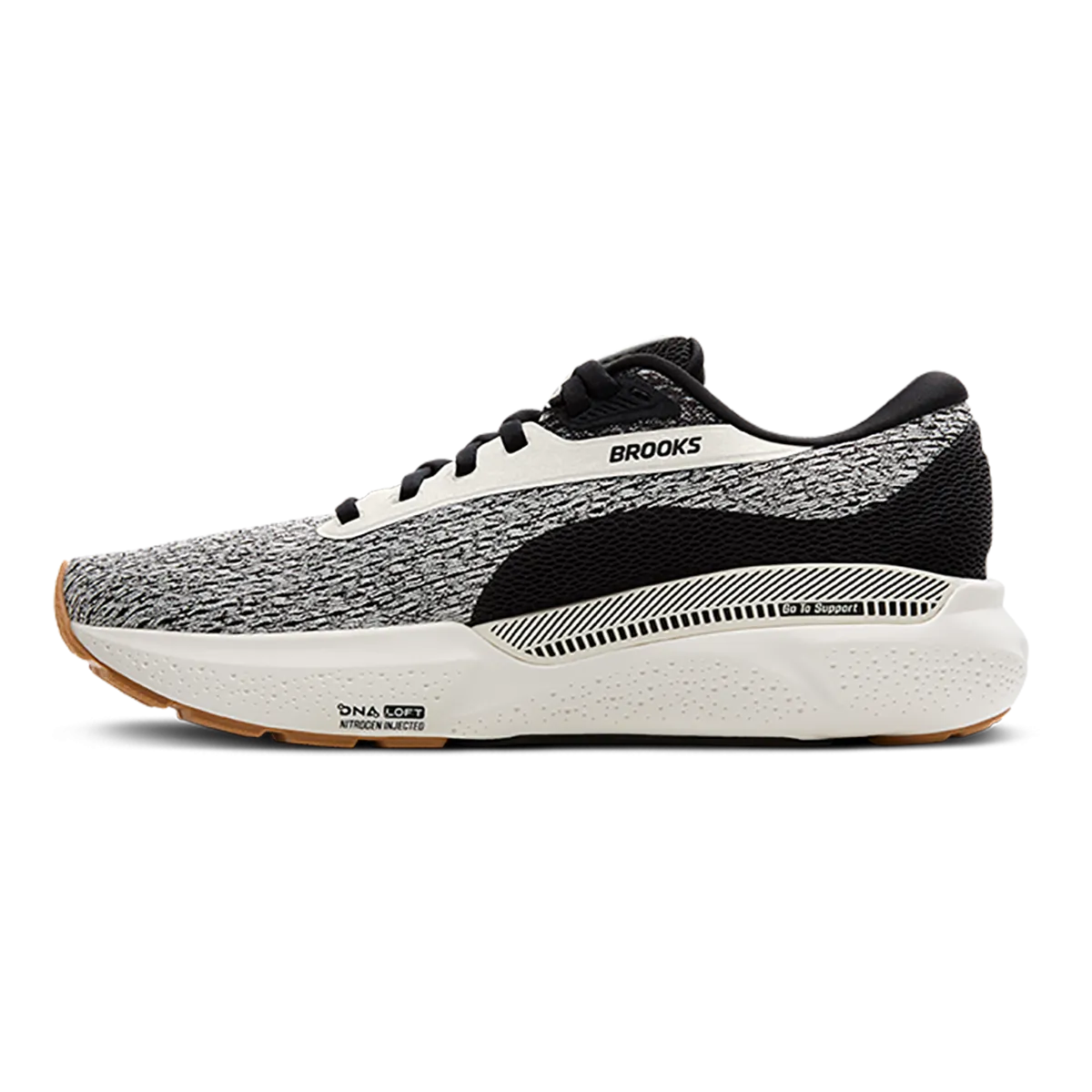 Brooks Adrenaline GTS 24 Kokosnuss - Schwarz - Keks