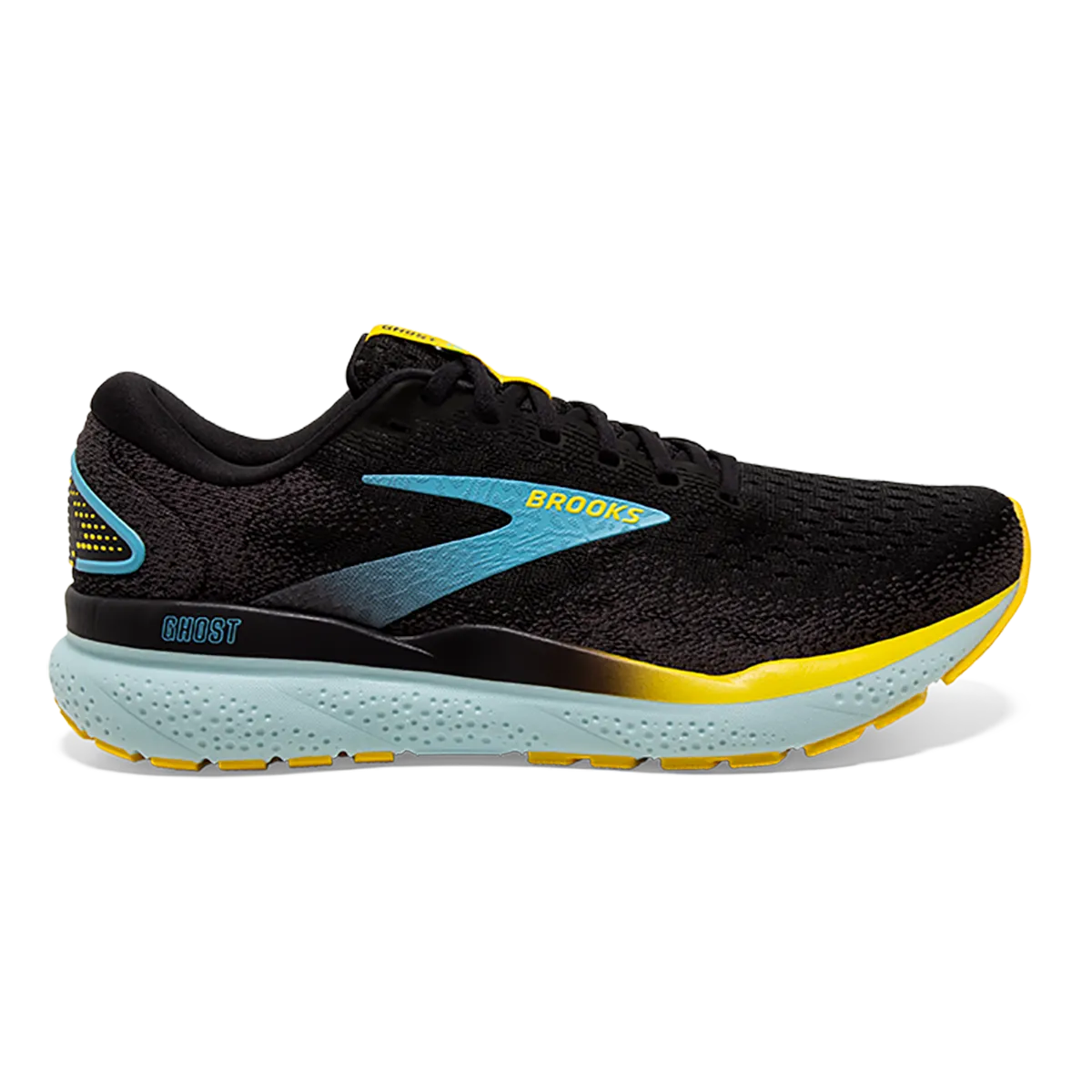 Brooks Ghost 16 - Schwarz - Geschmiedetes Eisen - Blau