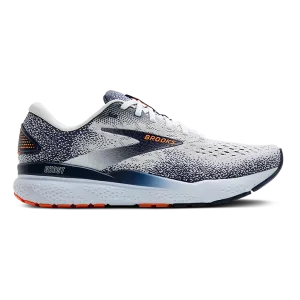 Brooks Ghost 16 - Weiß - Peacoat - Orange