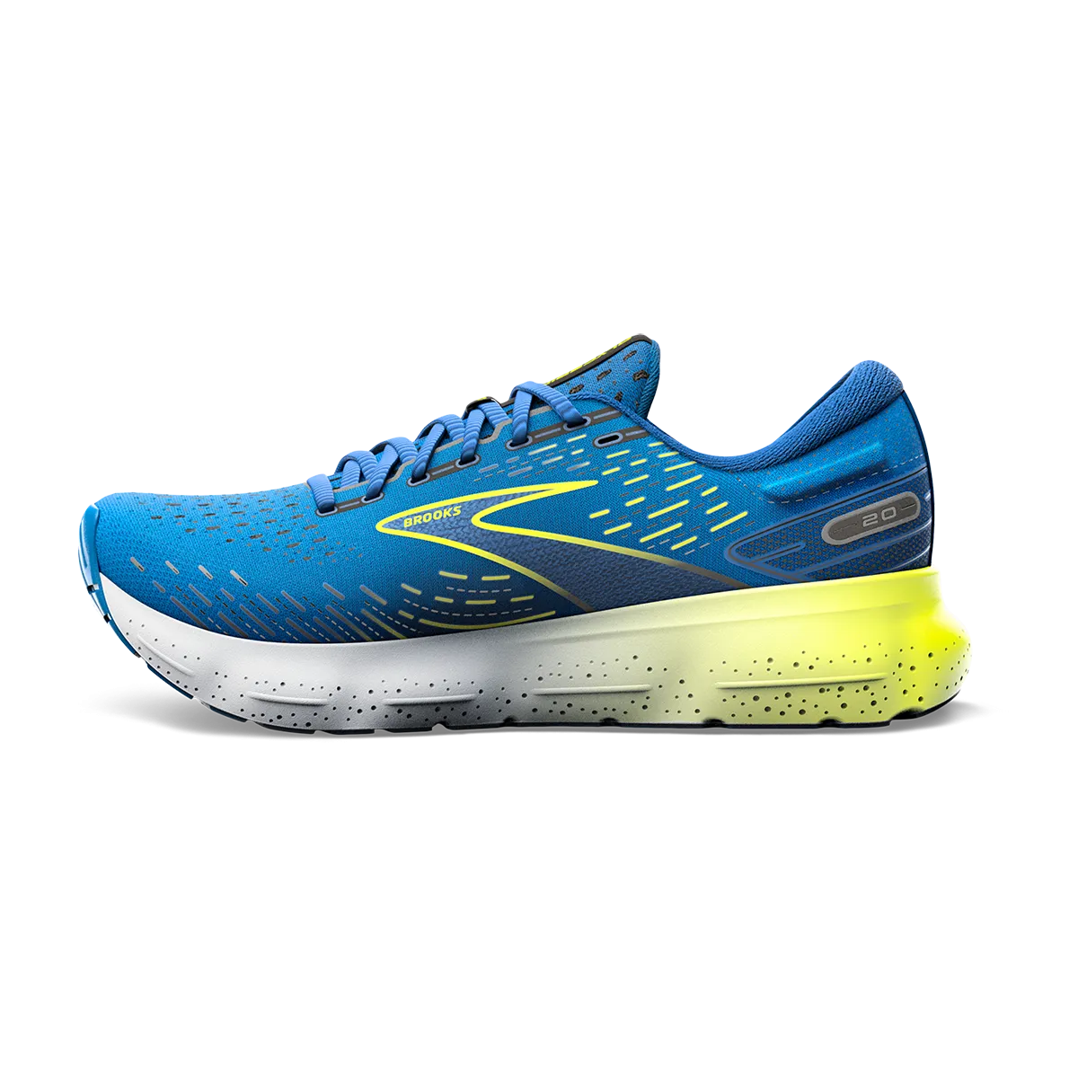 Brooks Glycerin 20 - Blau - Nachtleben - Weiß