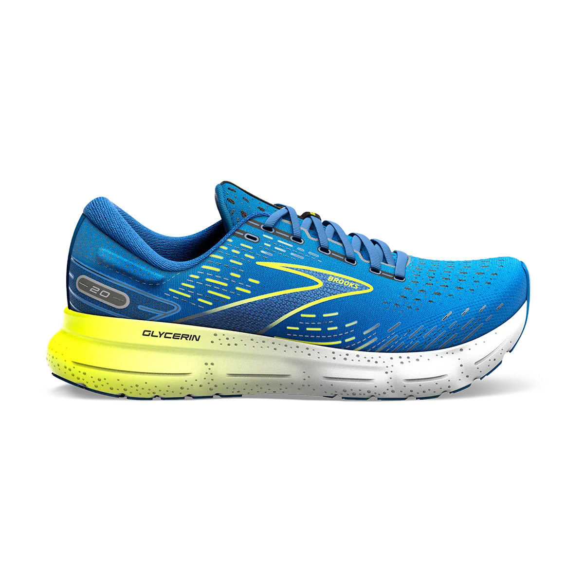 Brooks Glycerin 20 - Blau - Nachtleben - Weiß
