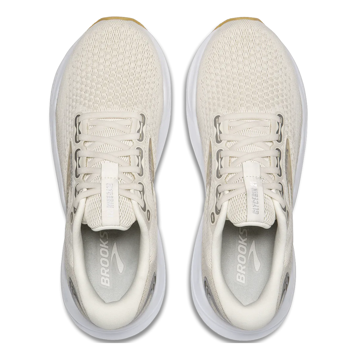 Brooks Glycerin 21 - Khaki - Silber - Weiß