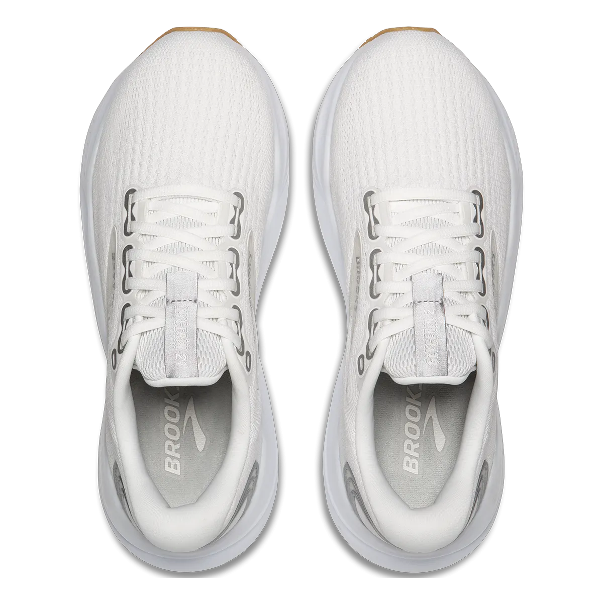 Brooks Glycerin 21 - Weiß - Silber - Keks