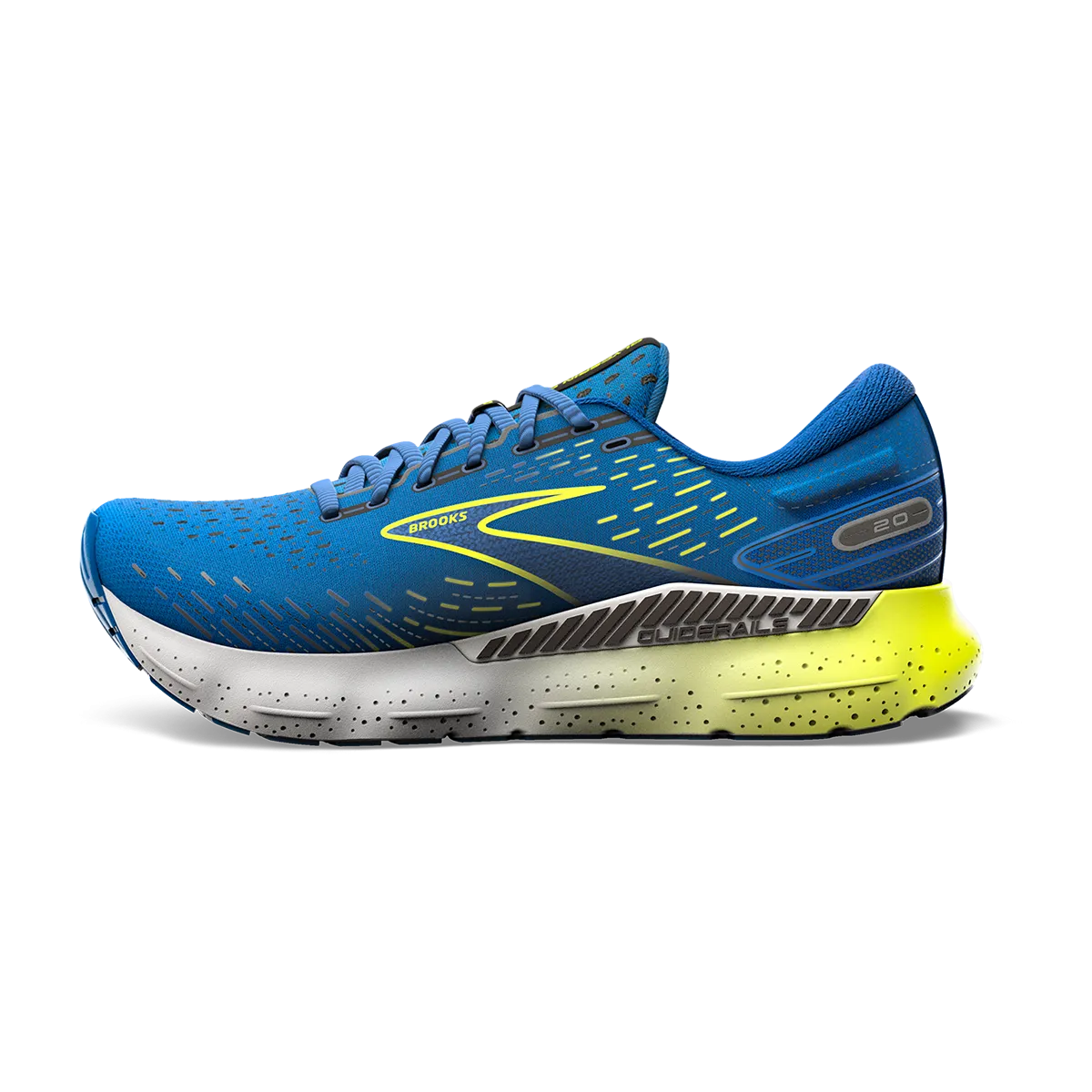 Brooks Glycerin GTS 20 - Blau - Nachtleben - Weiß