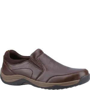 Braune Donald Slip-On Schuhe