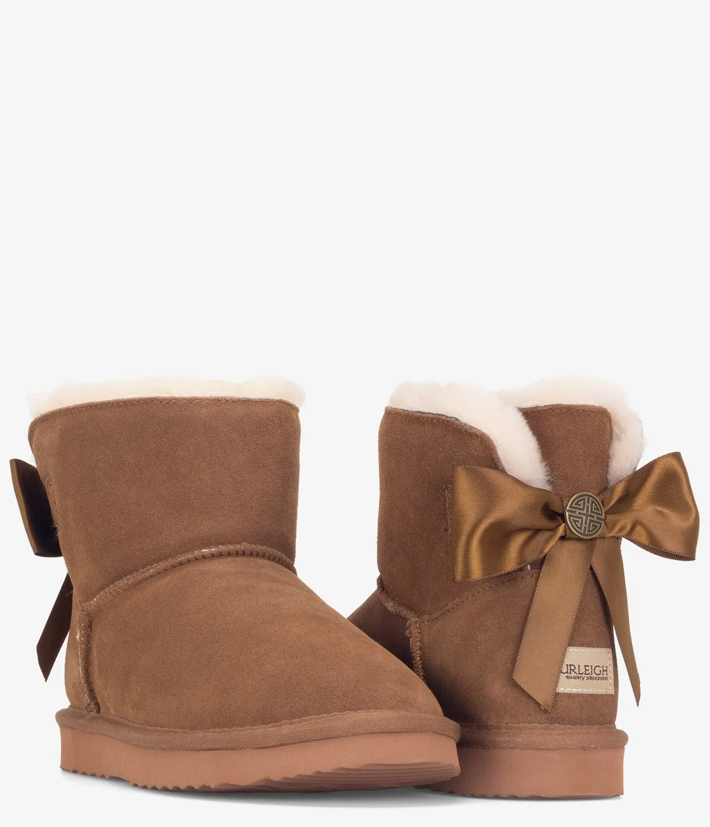 Burleigh Mini-Ribbon Schaffell-Stiefel - Damen