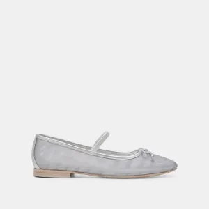 CADEL BALLETTFLATS SILBER MESH