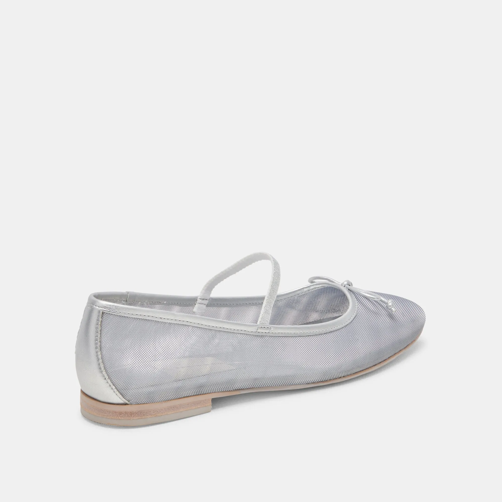 CADEL BALLETTFLATS SILBER MESH