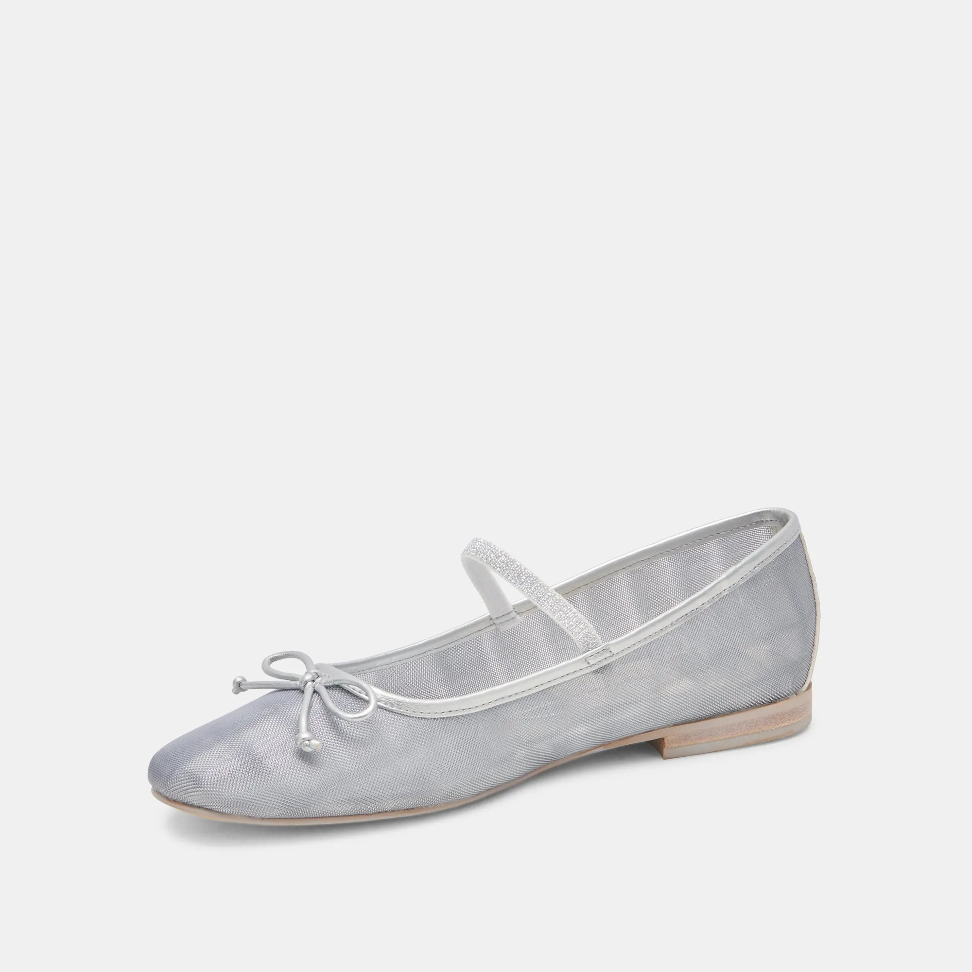 CADEL BALLETTFLATS SILBER MESH