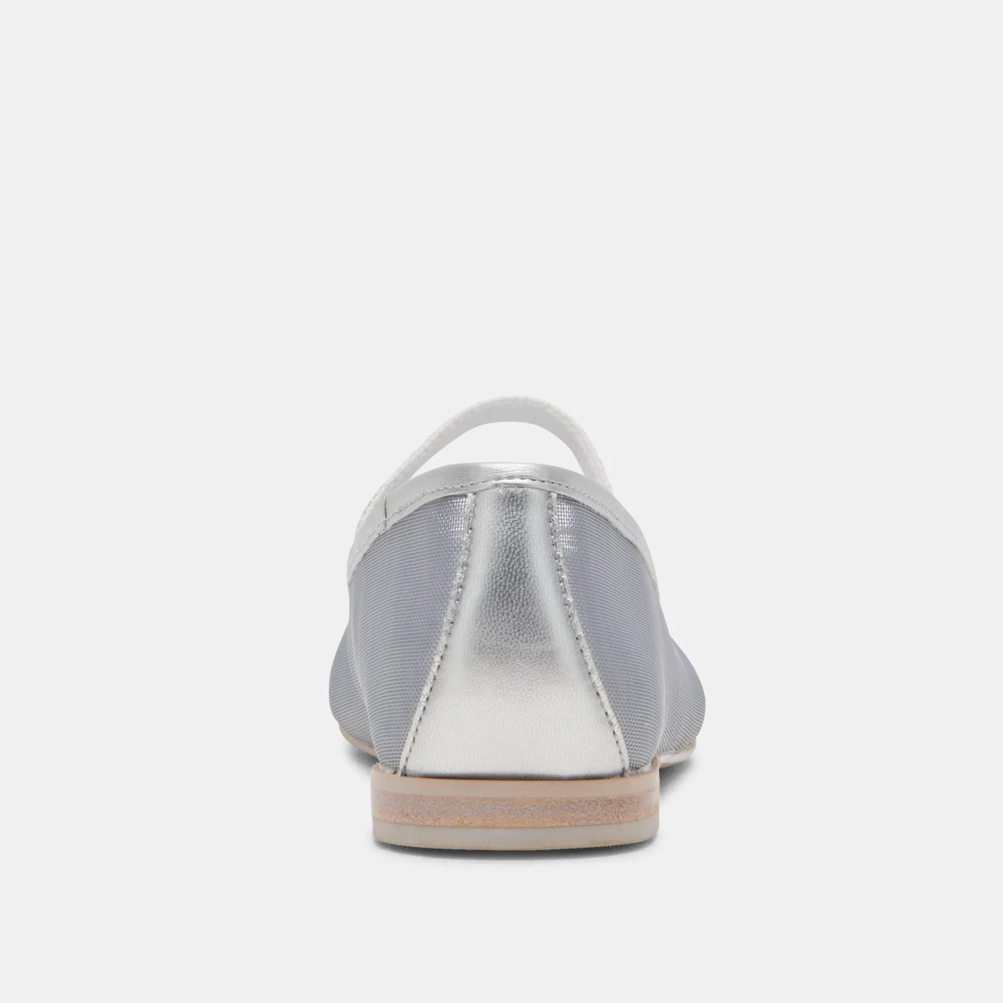 CADEL BALLETTFLATS SILBER MESH