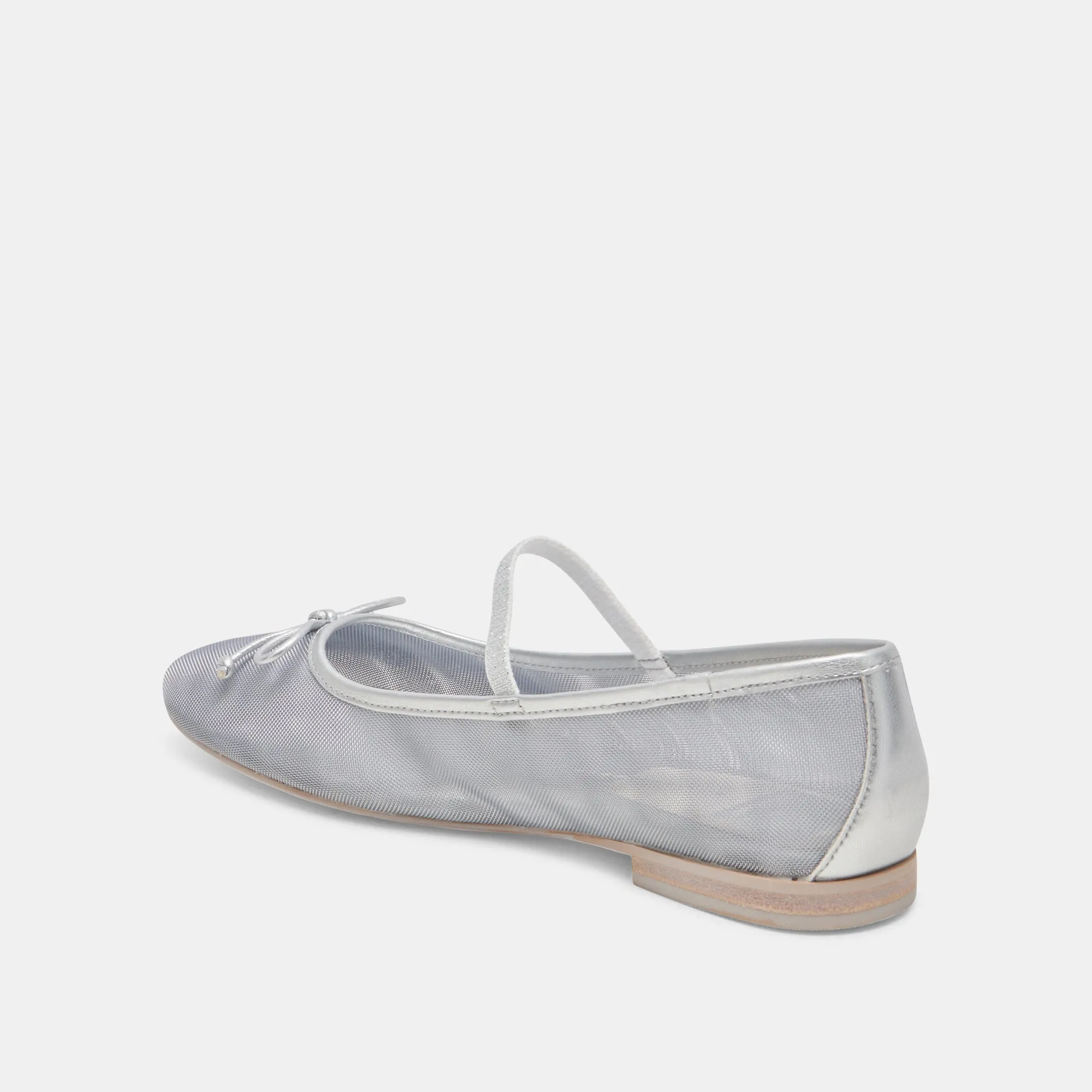 CADEL BALLETTFLATS SILBER MESH