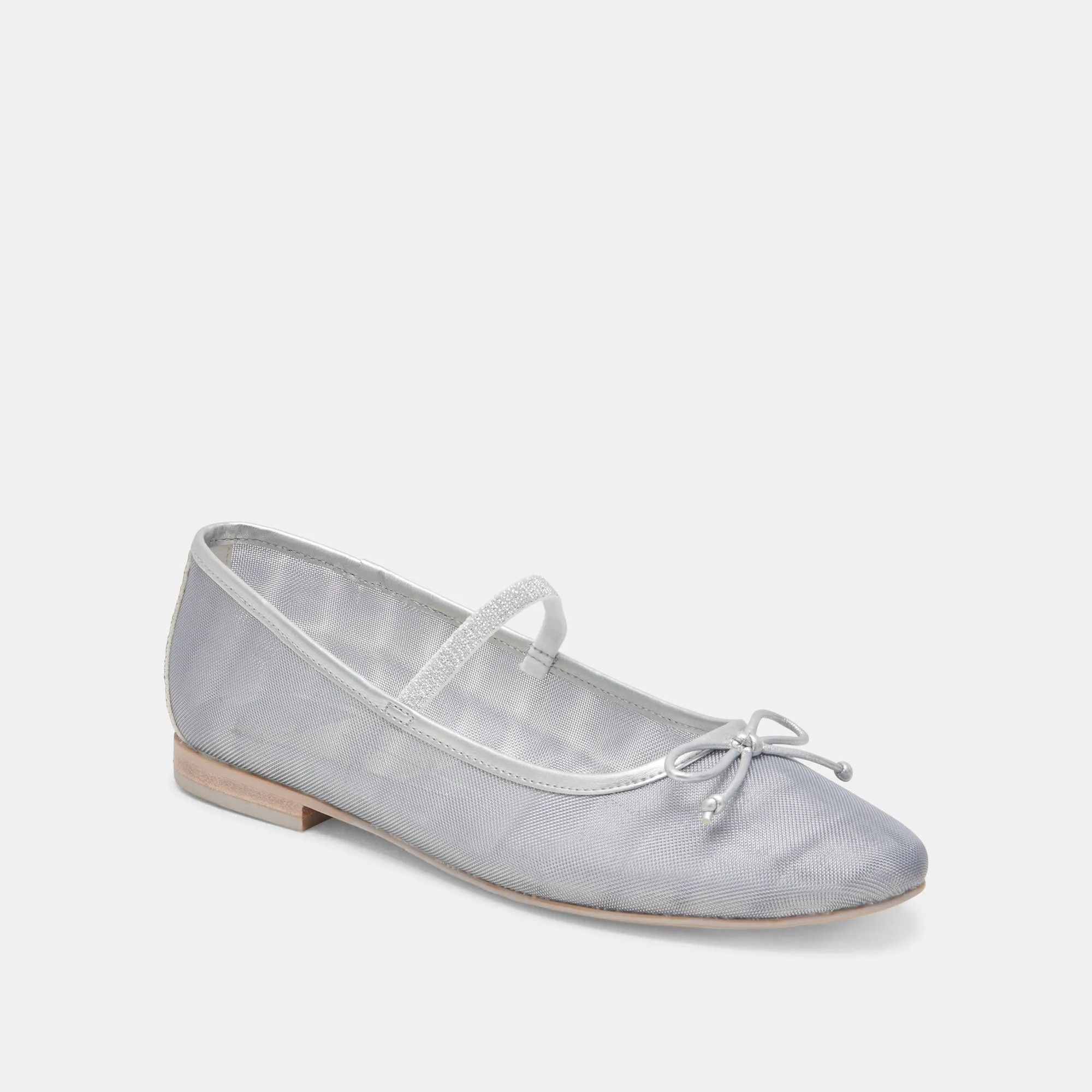 CADEL BALLETTFLATS SILBER MESH