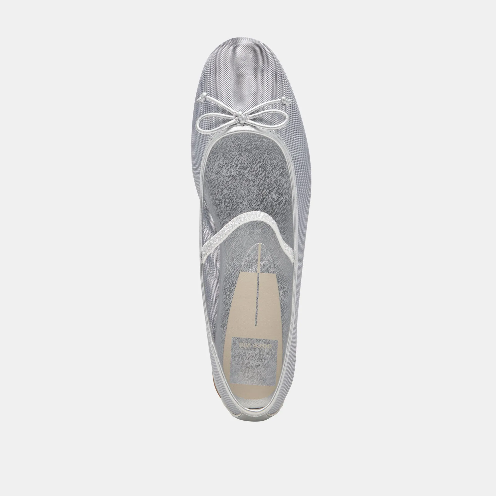 CADEL BALLETTFLATS SILBER MESH