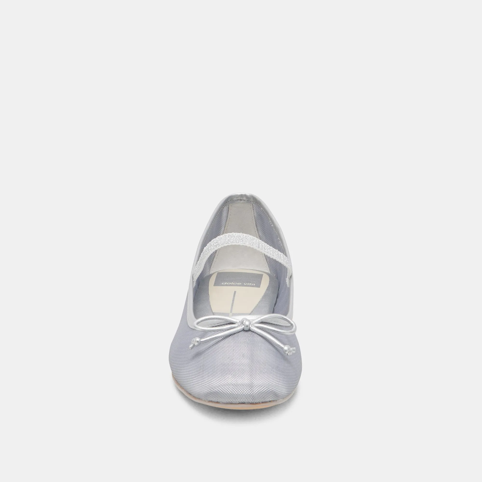 CADEL BALLETTFLATS SILBER MESH