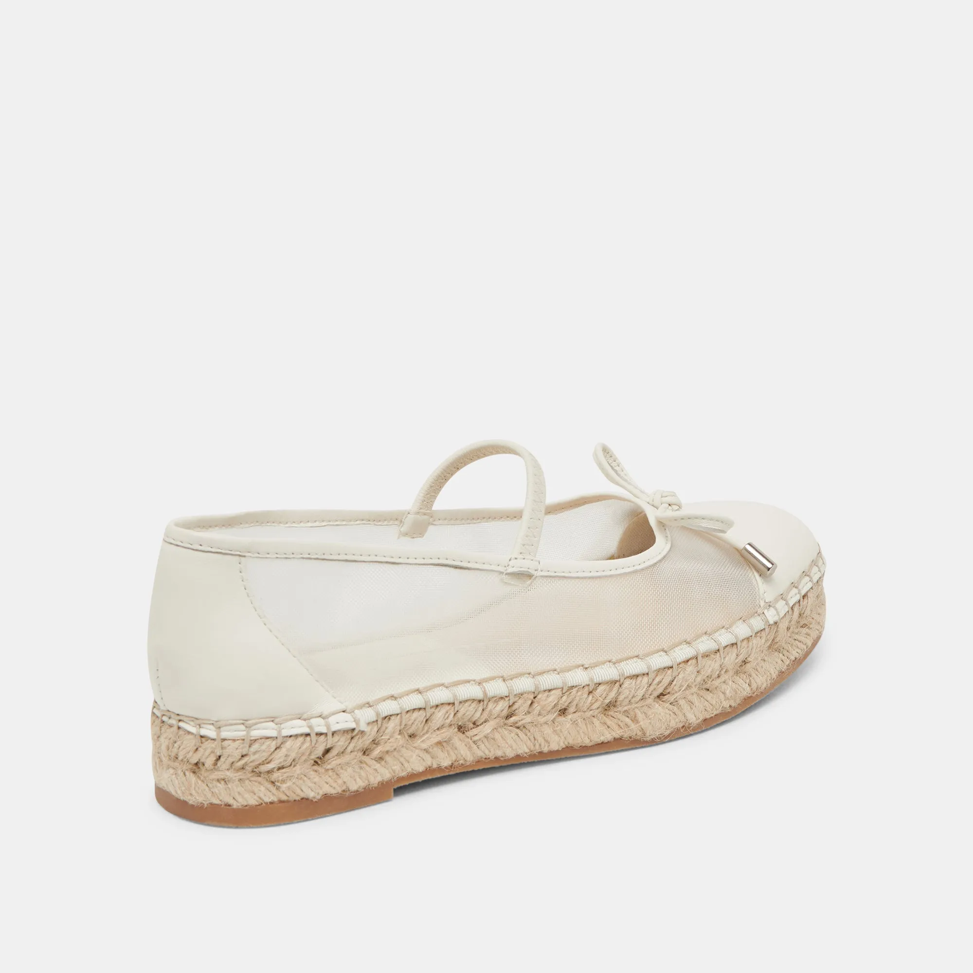 CAMBRE BALLETTFLATS WEIßES MESH