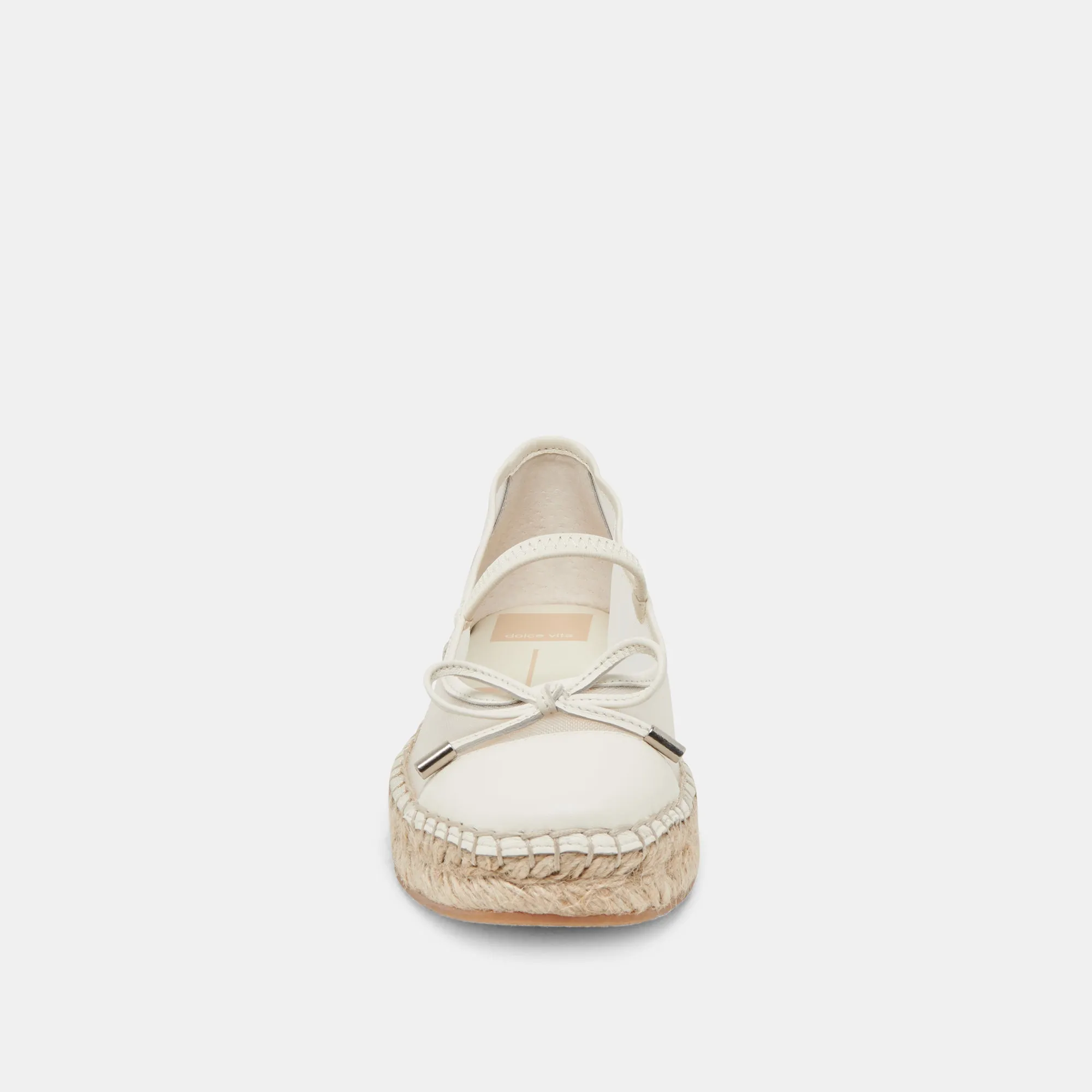 CAMBRE BALLETTFLATS WEIßES MESH