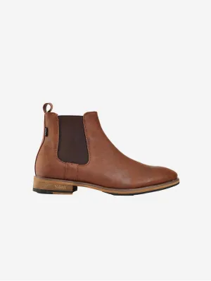 Kardamom Herren Vegan Leder Chelsea Stiefel | Braun