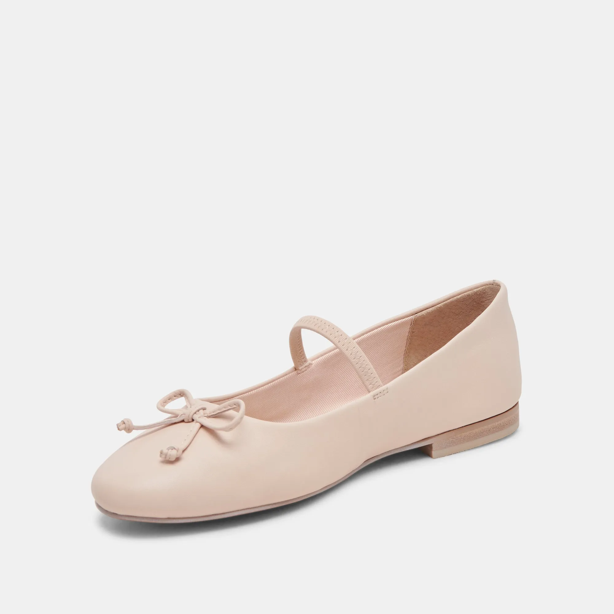 CARIN BALLETFLATS HELLROSA LEDER