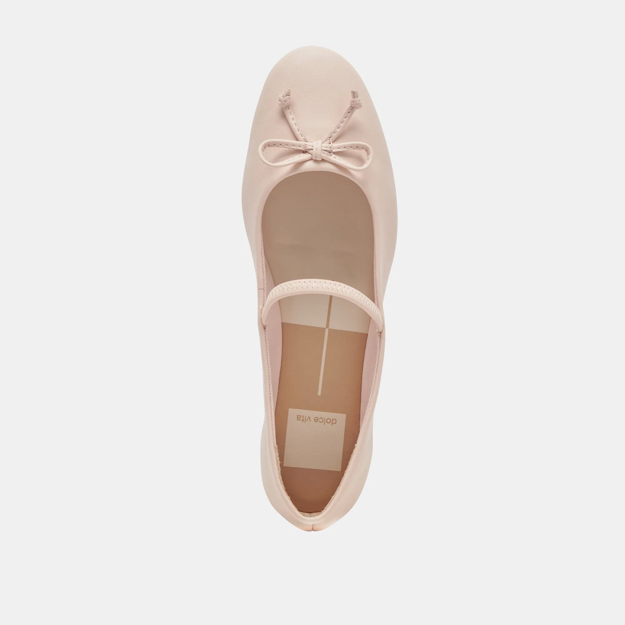 CARIN BALLETFLATS HELLROSA LEDER