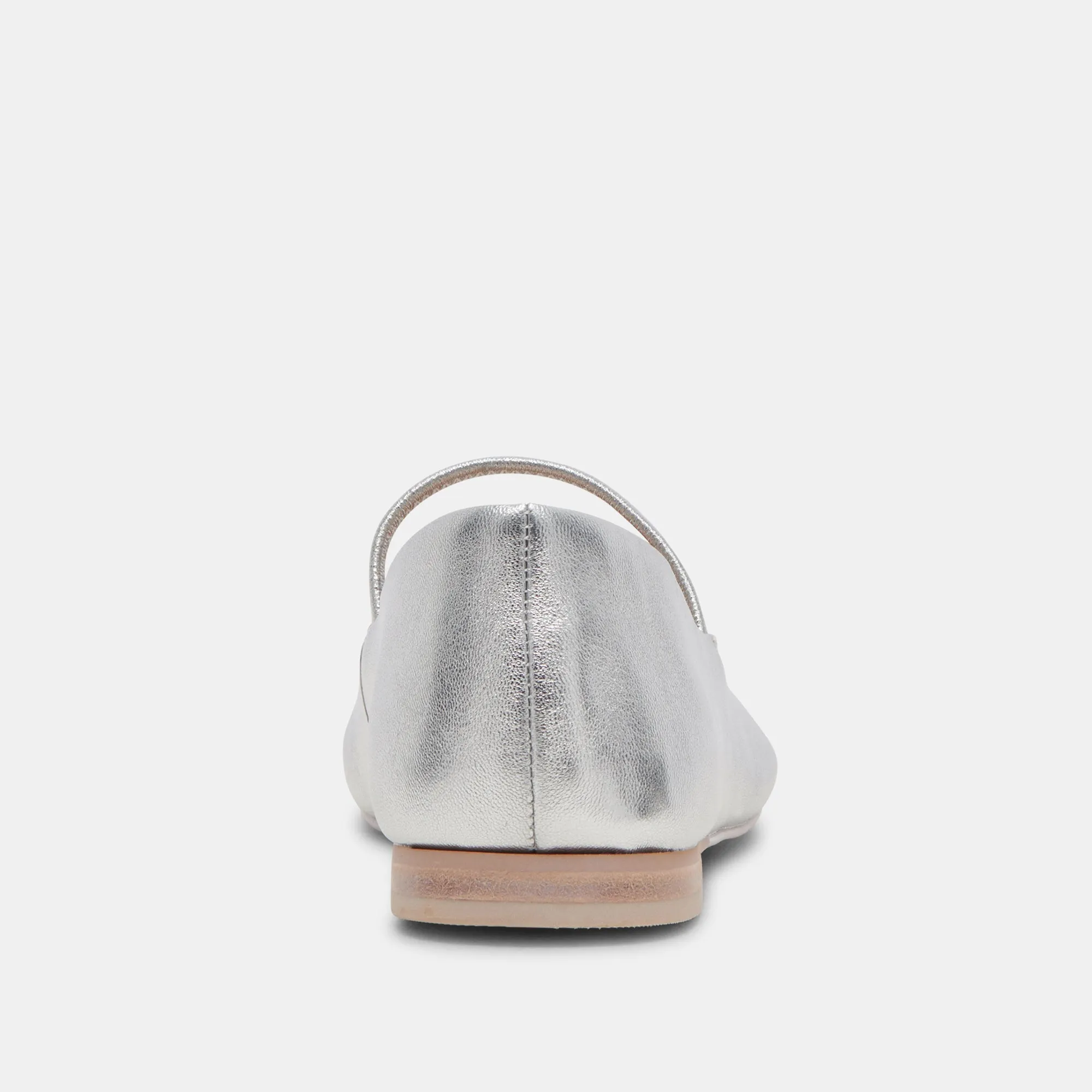 CARIN BALLETFLATS SILBER METALLIC LEDER