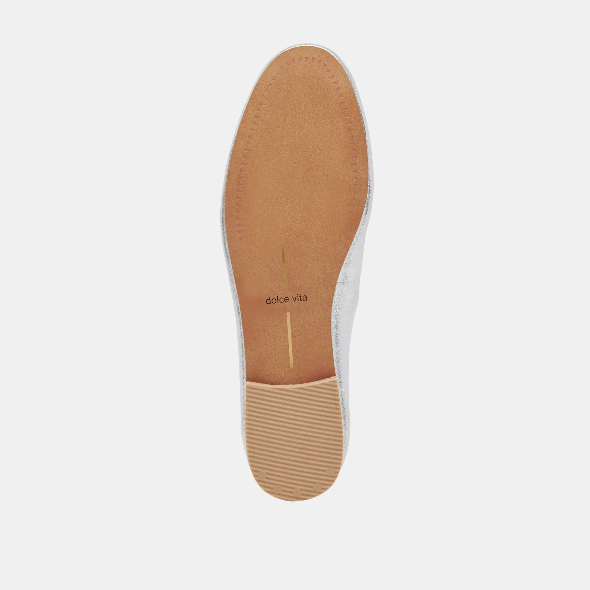 CARIN BALLETFLATS SILBER METALLIC LEDER