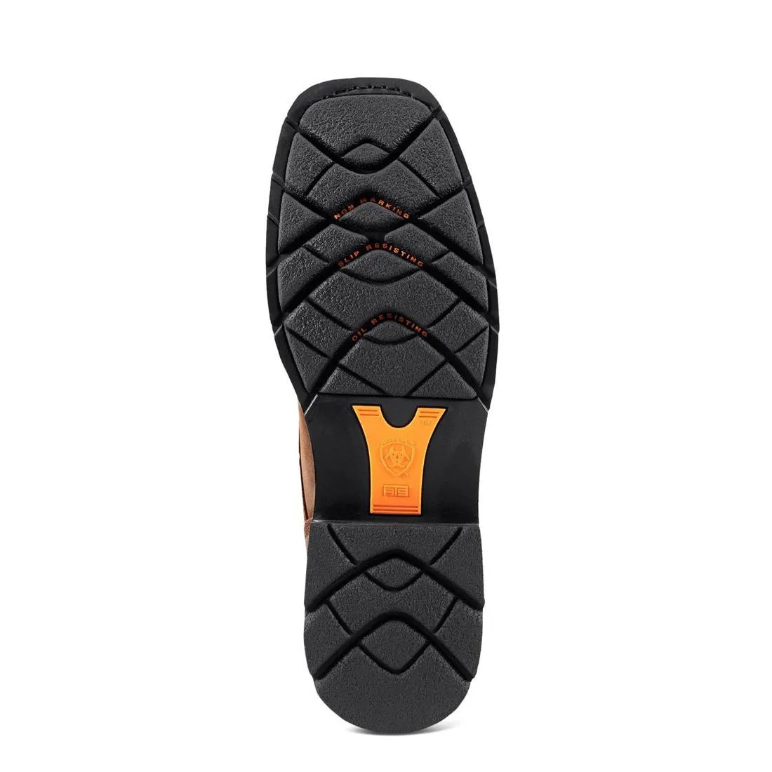 Cascade 8 Zoll Stahlkappen-Breitquadratzehen-Arbeitsstiefel Alamo Braun