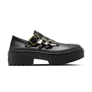 Chuck Taylor All Star Lugged Absatz Mary Jane Plateau 'Schwarz Gold'