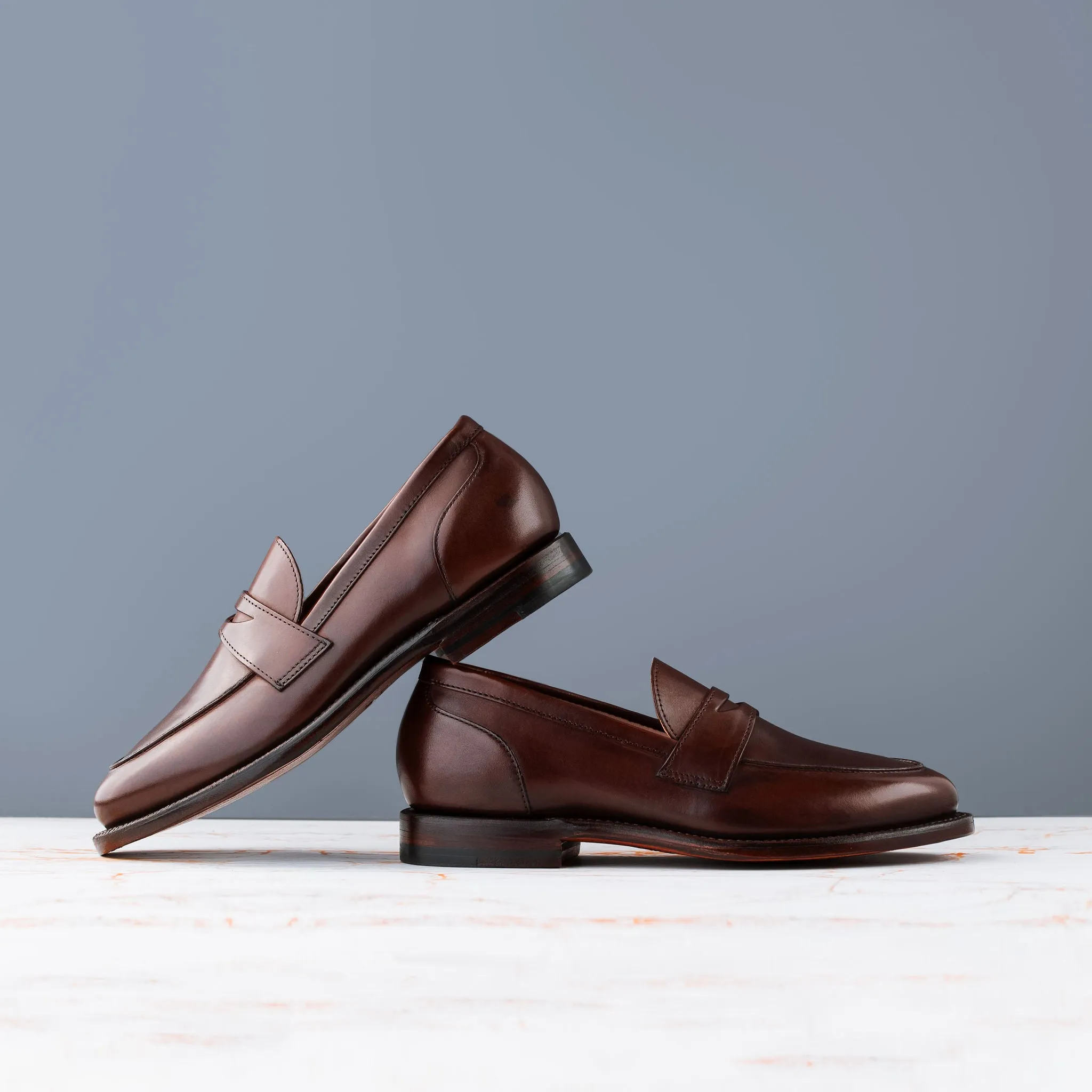 Clara Penny Loafer Tabak Kalb