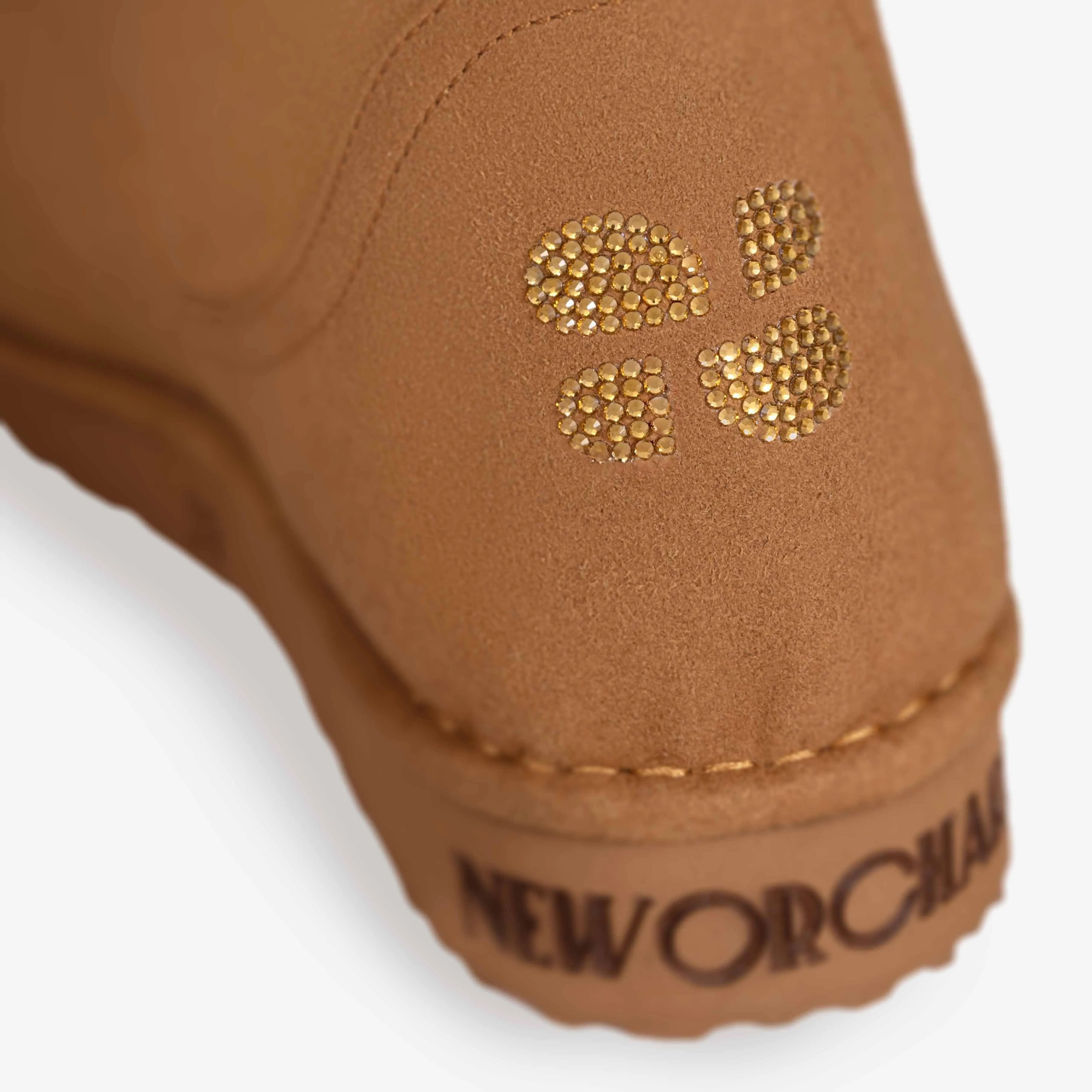 Klassische Crystal Unisex Vegane Kunstpelz gefütterte Stiefeletten | Mehrere Farben