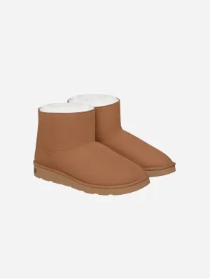 Klassische Crystal Unisex Vegane Kunstpelz gefütterte Stiefeletten | Mehrere Farben