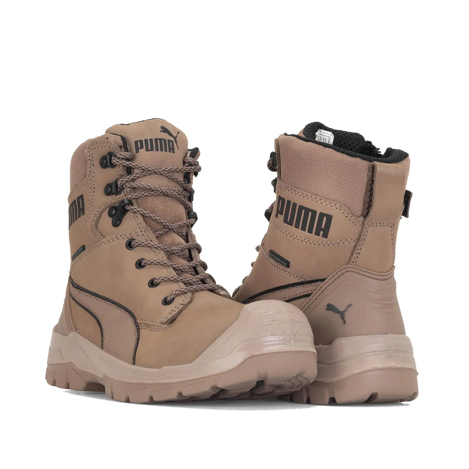 Conquest CTX Herren-Stiefel mit Composite-Zehenschutzkappe, wasserdicht, Farbe Stone
