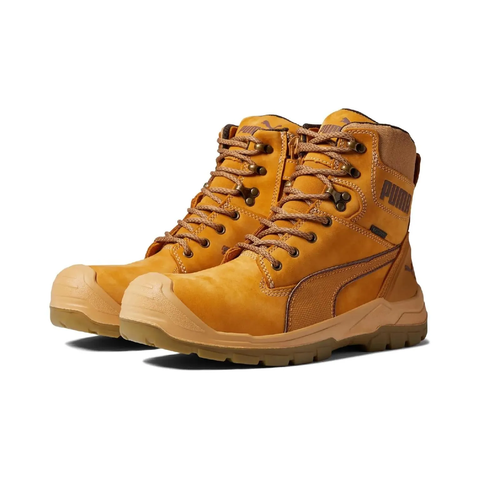 Conquest CTX Herren-Stiefel mit Composite-Zehenschutzkappe, wasserdicht, Weizen