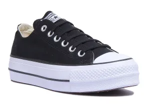 Converse 560250C CT All Star Low Platform Trainer in Schwarz Weiß für Damen Schuhe Converse