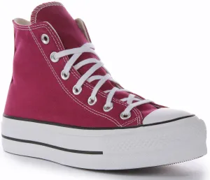 Converse All Star Lift A05471C In Weinrot Für Damen Schuhe Converse