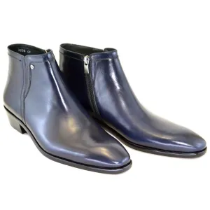 Corrente 3200HS Stiefel mit seitlichem Reißverschluss und glatter Spitze - Marineblau